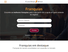 Tablet Screenshot of franquia.com.br